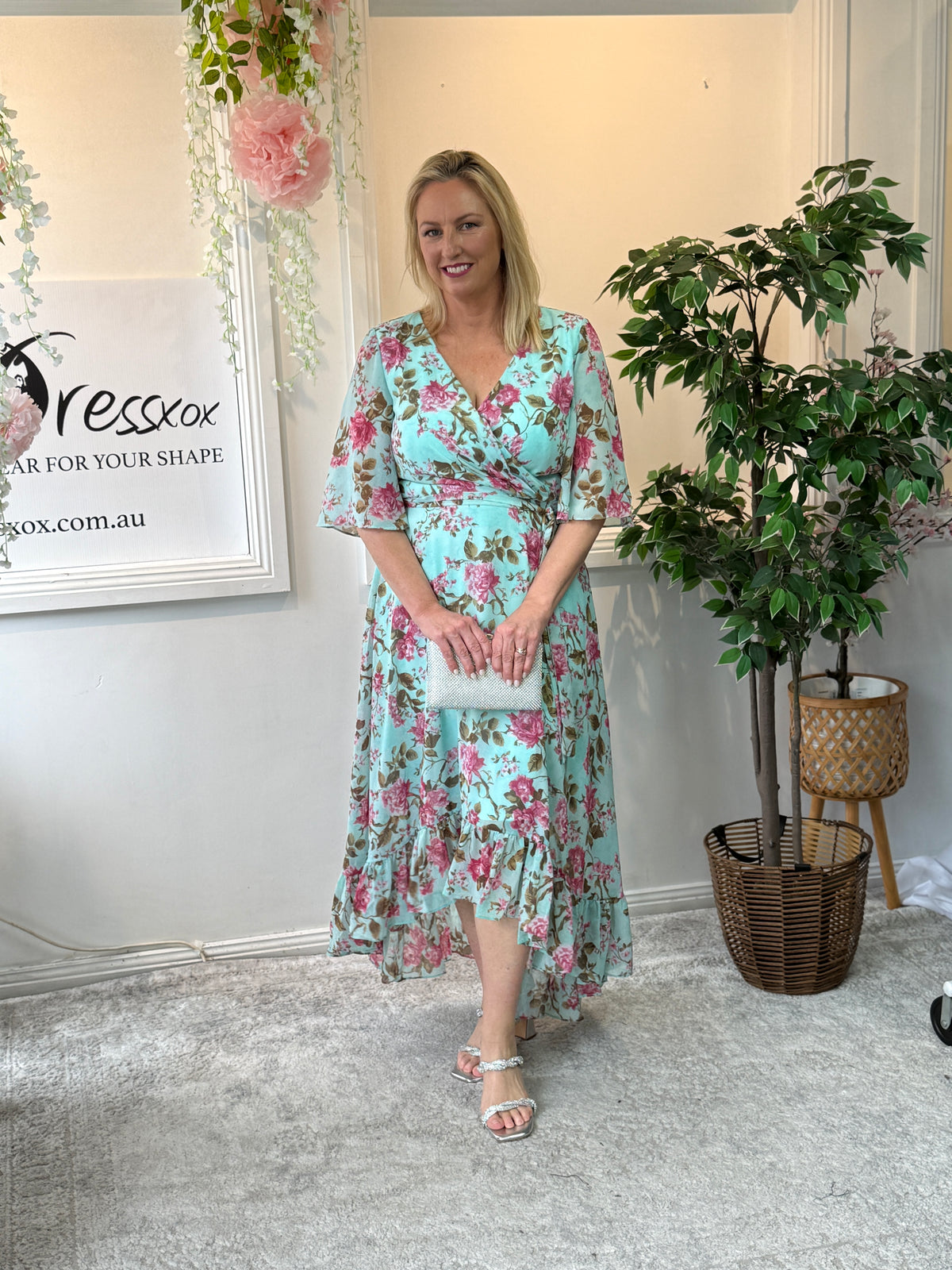 Lolita Mint Blossom Evening Dress