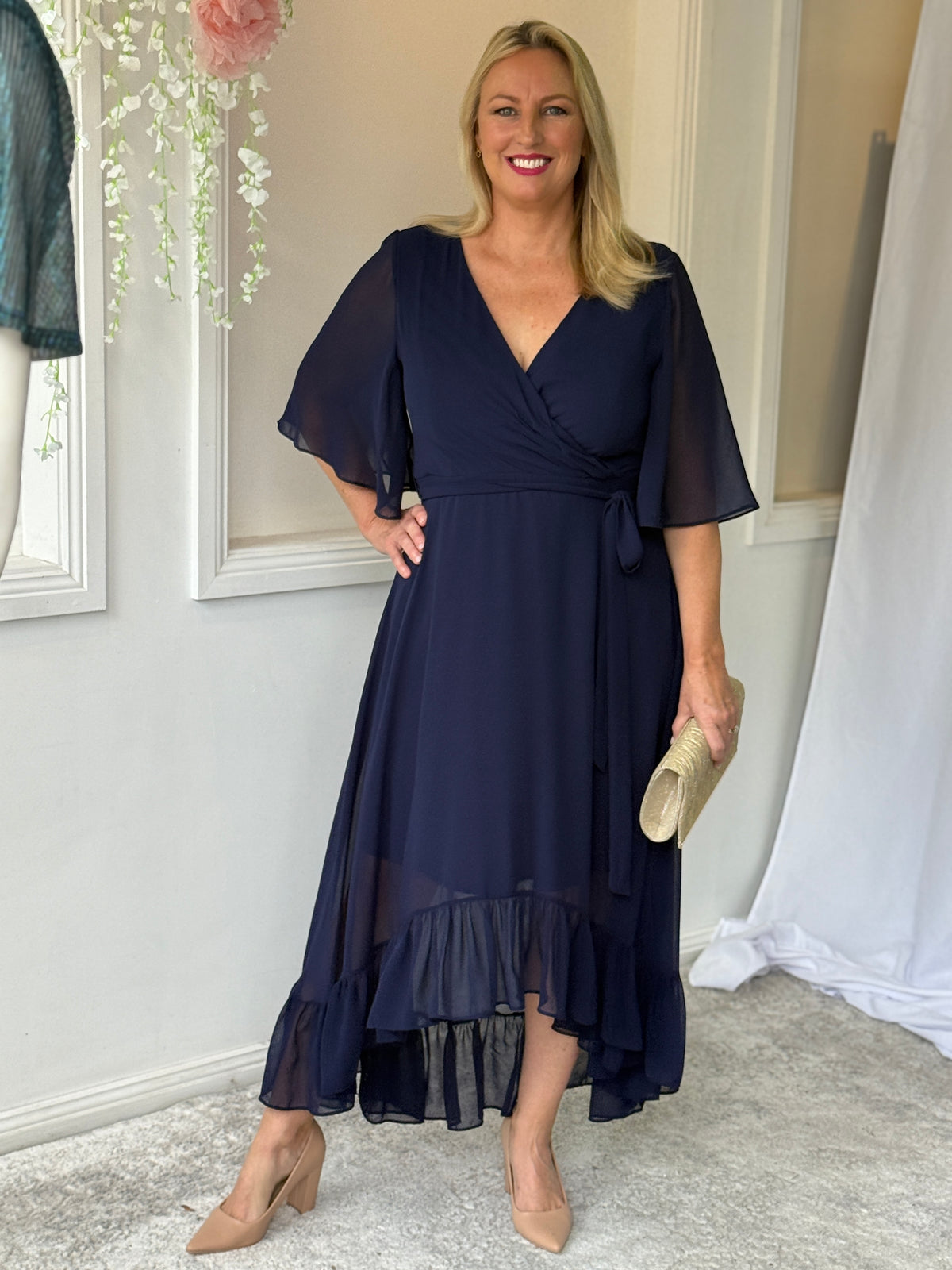 Lolita Navy Evening Dress