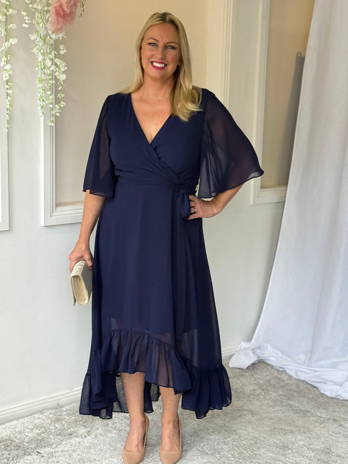 Lolita Navy Evening Dress