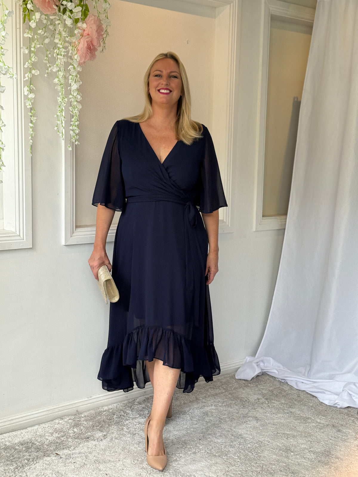 Lolita Navy Evening Dress