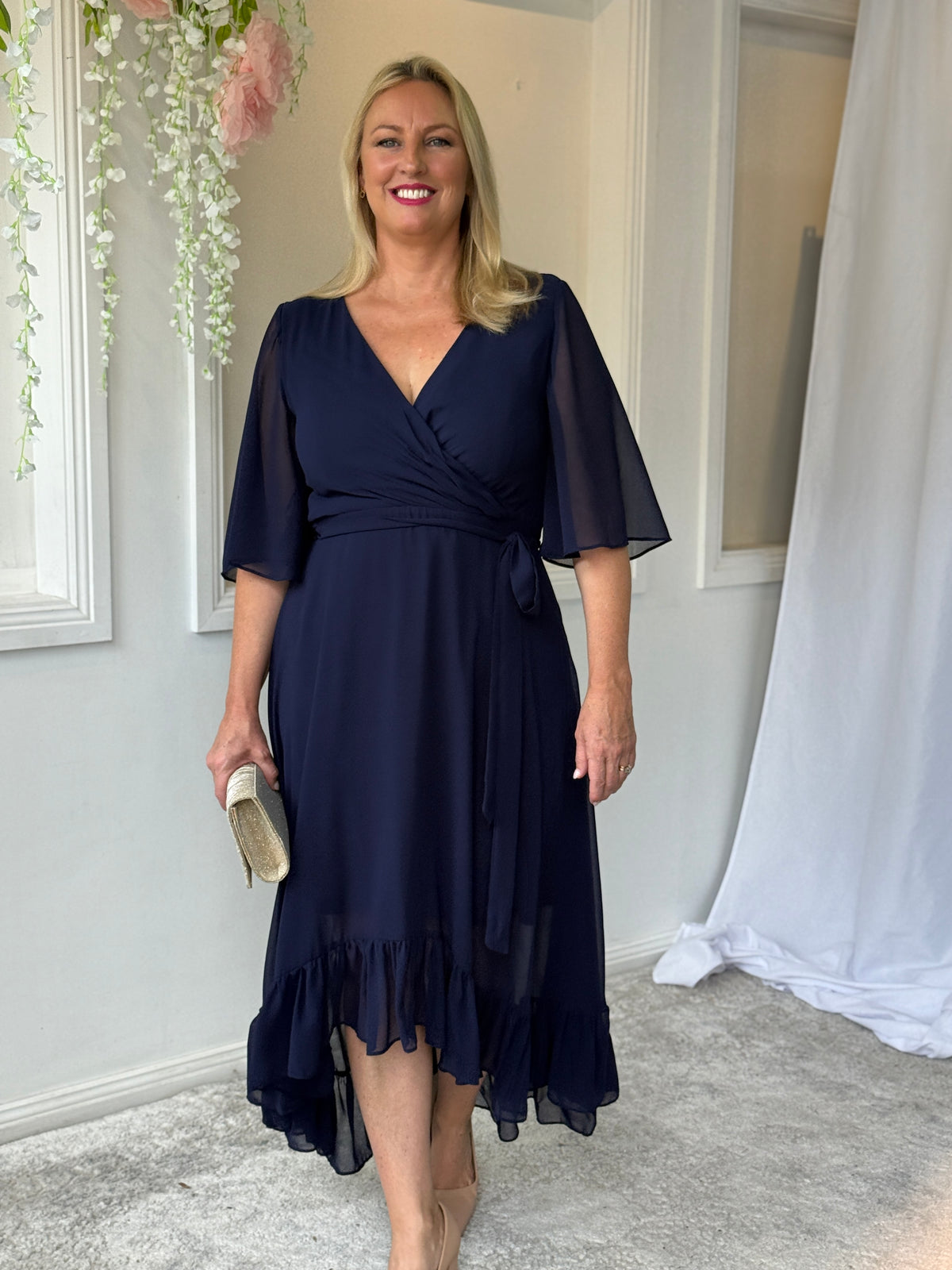 Lolita Navy Evening Dress