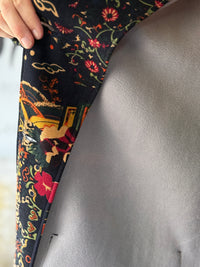 Lorelai Japanese Print Fleece Coat