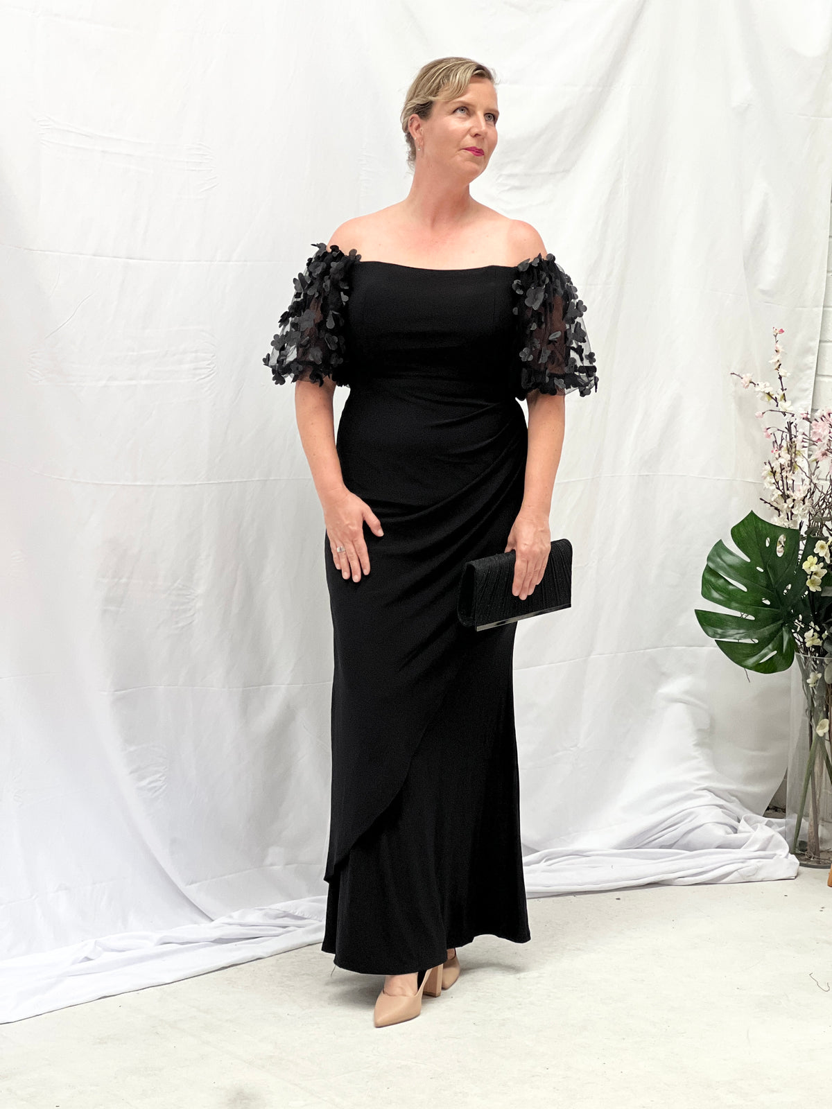 Madeline Black Evening Gown