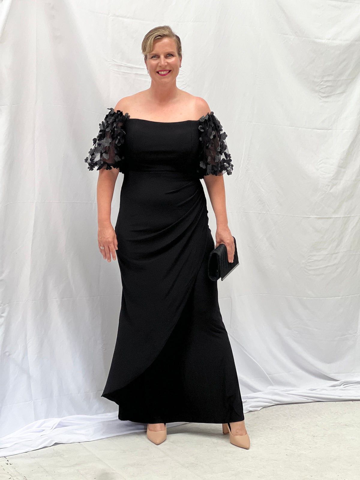 Madeline Black Evening Gown