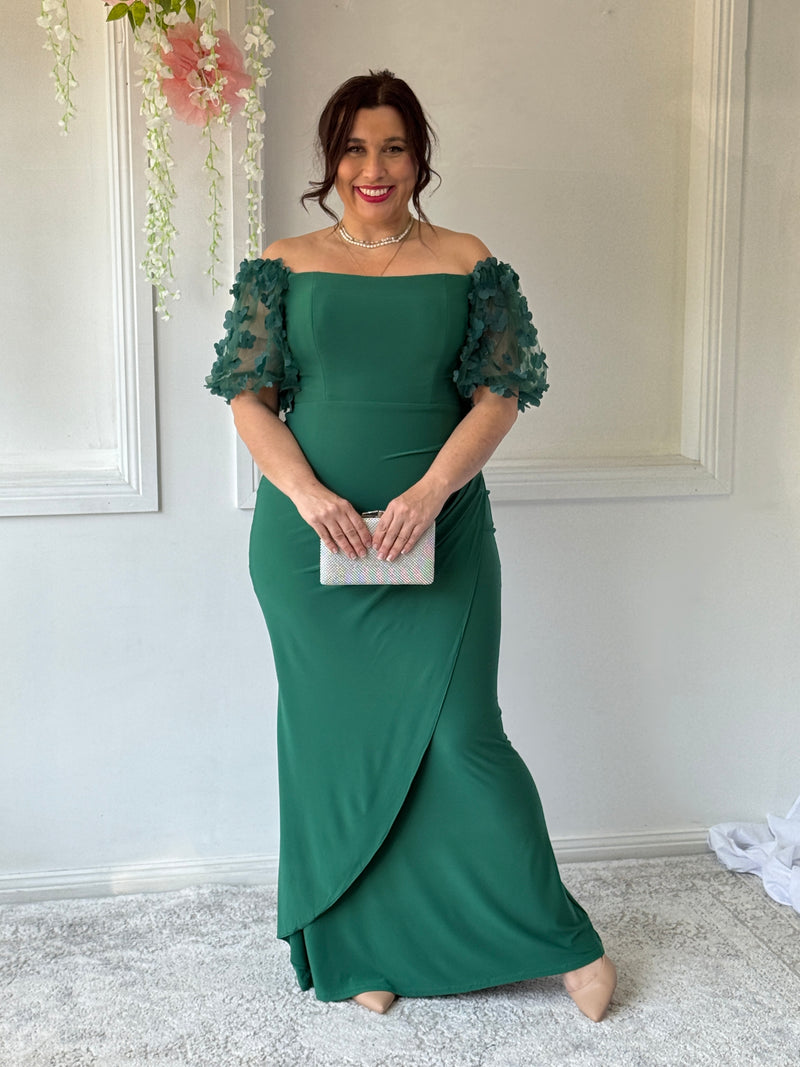 Madeline Emerald Evening Gown