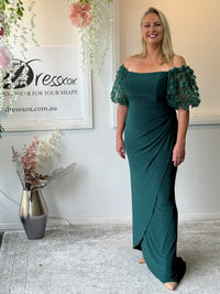 Madeline Emerald Evening Gown