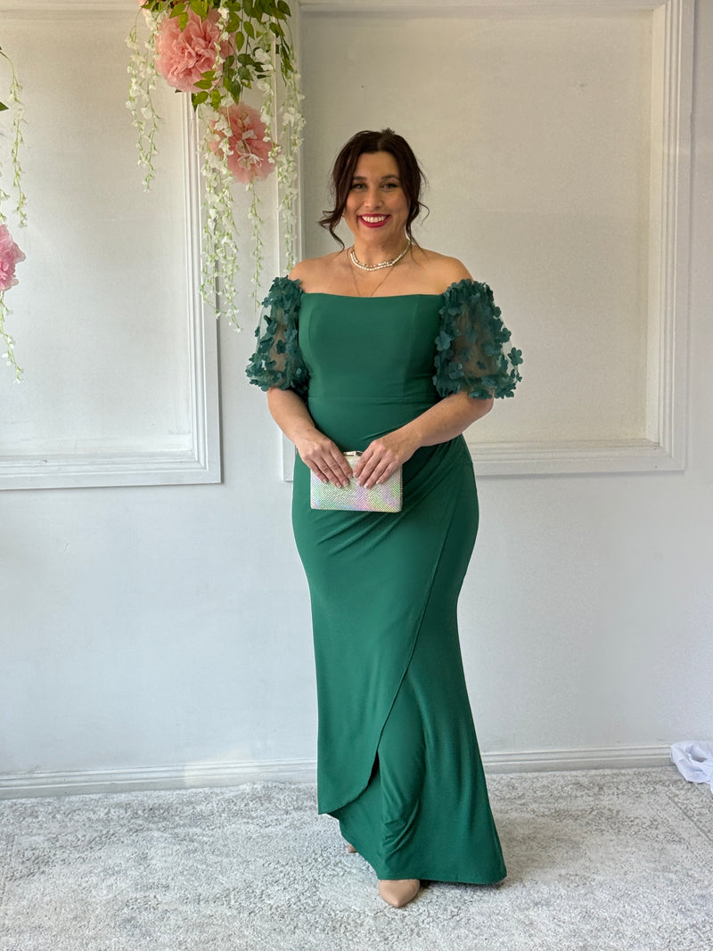 Madeline Emerald Evening Gown
