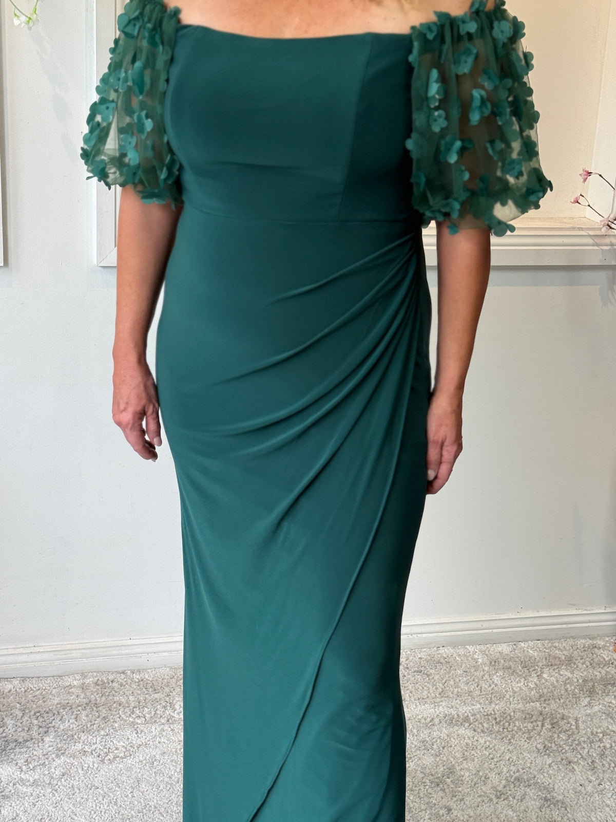 Madeline Emerald Evening Gown