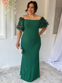 Madeline Emerald Evening Gown