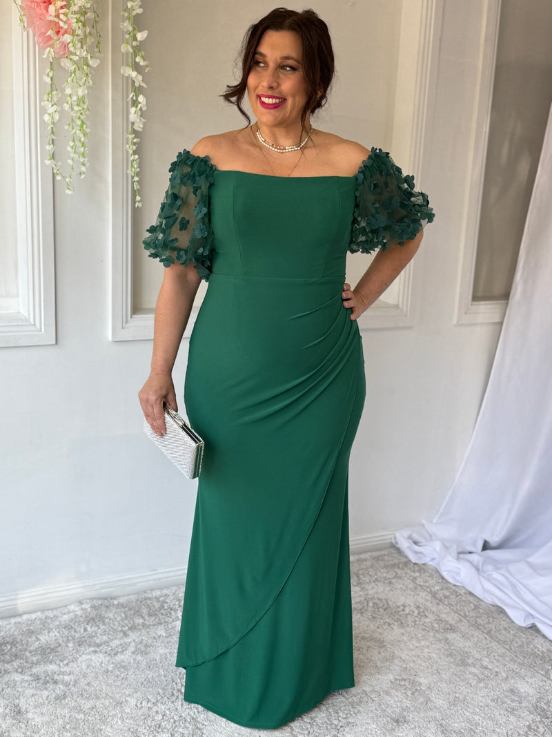 Madeline Emerald Evening Gown