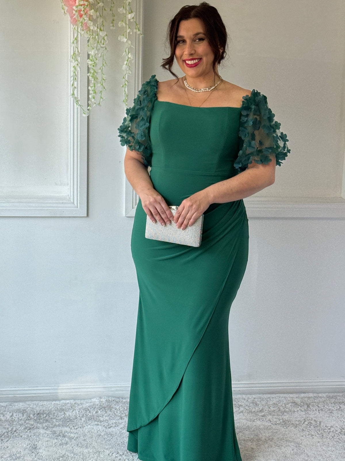 Madeline Emerald Evening Gown