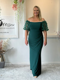 Madeline Emerald Evening Gown