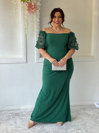 Madeline Emerald Evening Gown