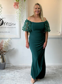 Madeline Emerald Evening Gown