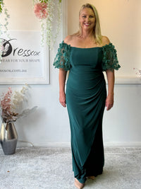 Madeline Emerald Evening Gown