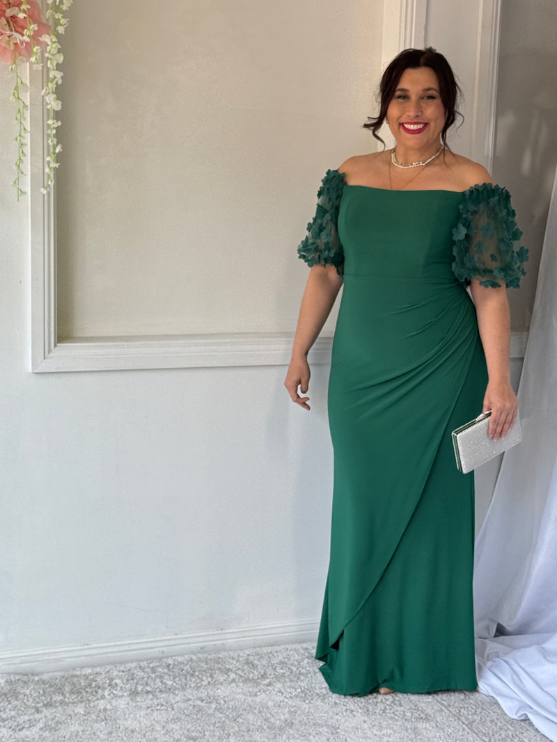Madeline Emerald Evening Gown