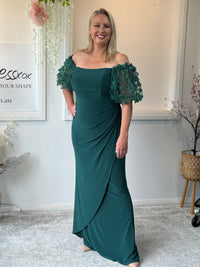 Madeline Emerald Evening Gown
