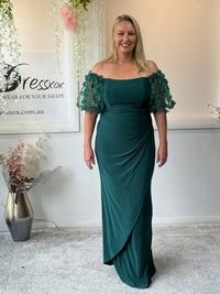 Madeline Emerald Evening Gown