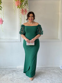 Madeline Emerald Evening Gown