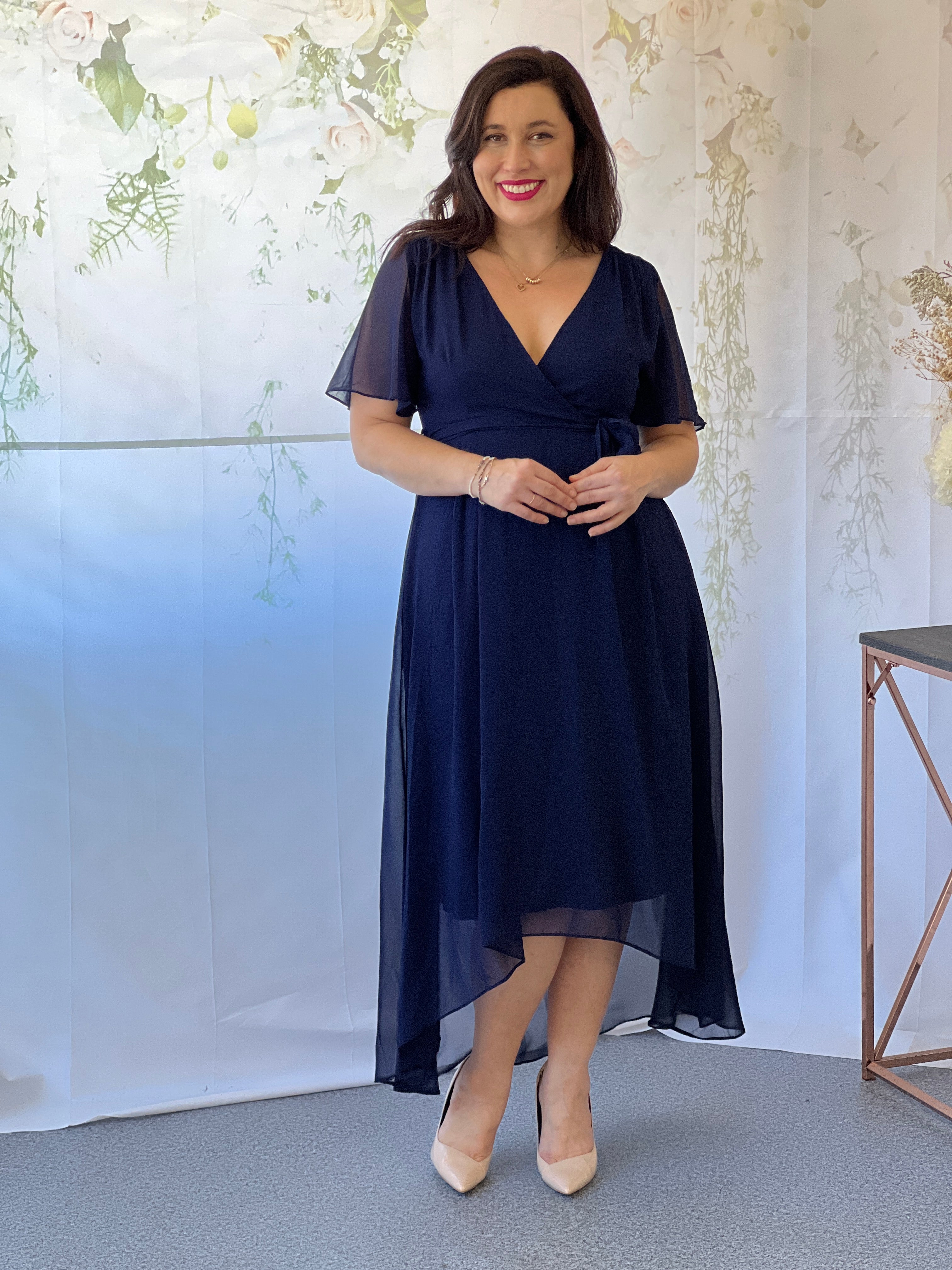 Mill Navy Evening Dress