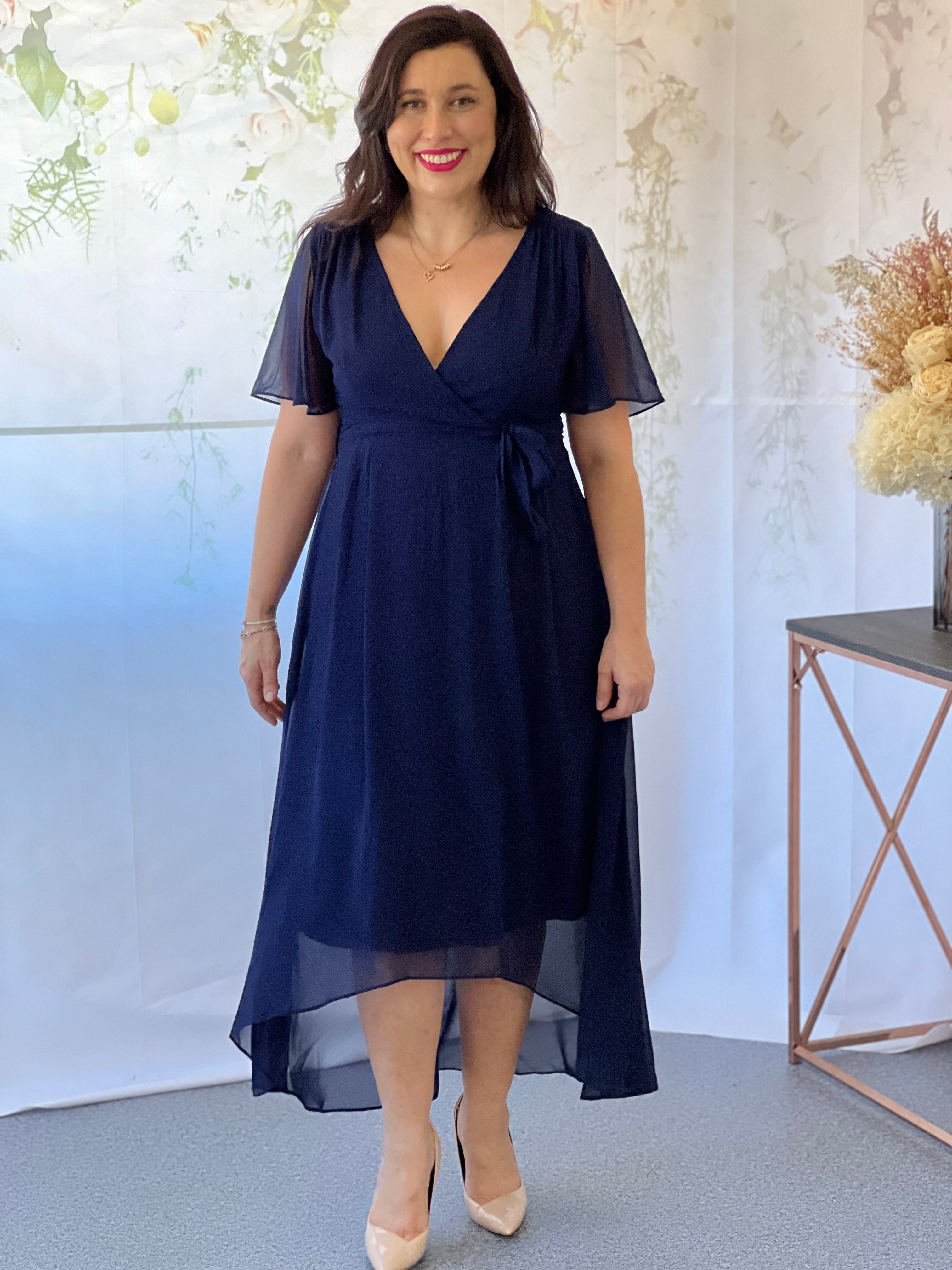 Mill Navy Evening Dress