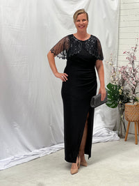 Miriam Black Glitter Evening Dress