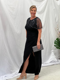 Miriam Black Glitter Evening Dress