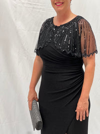 Miriam Black Glitter Evening Dress