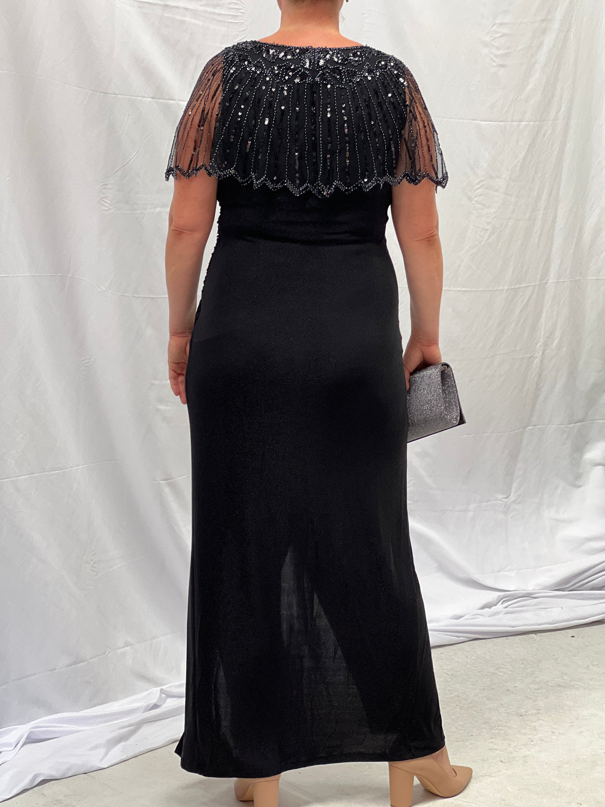 Miriam Black Glitter Evening Dress