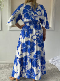 Modena Blue Floral Dress