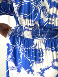 Modena Blue Floral Dress