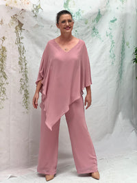 Faith Blush Chiffon Pants