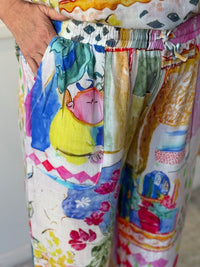 Niylah Mediterranean Linen Pants