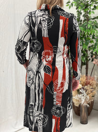 Octavia Abstract Knit Dress