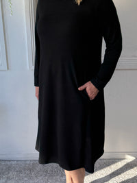 Octavia Black Knit Dress