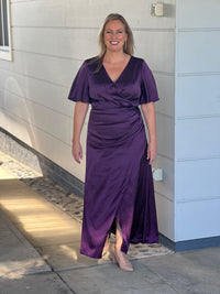 Ohio Plum Evening Gown