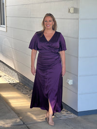 Ohio Plum Evening Gown