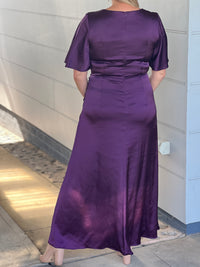 Ohio Plum Evening Gown