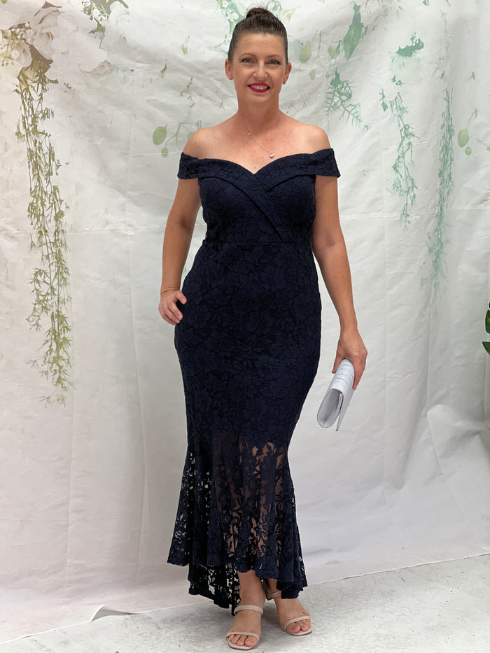 Onan Navy Evening Gown