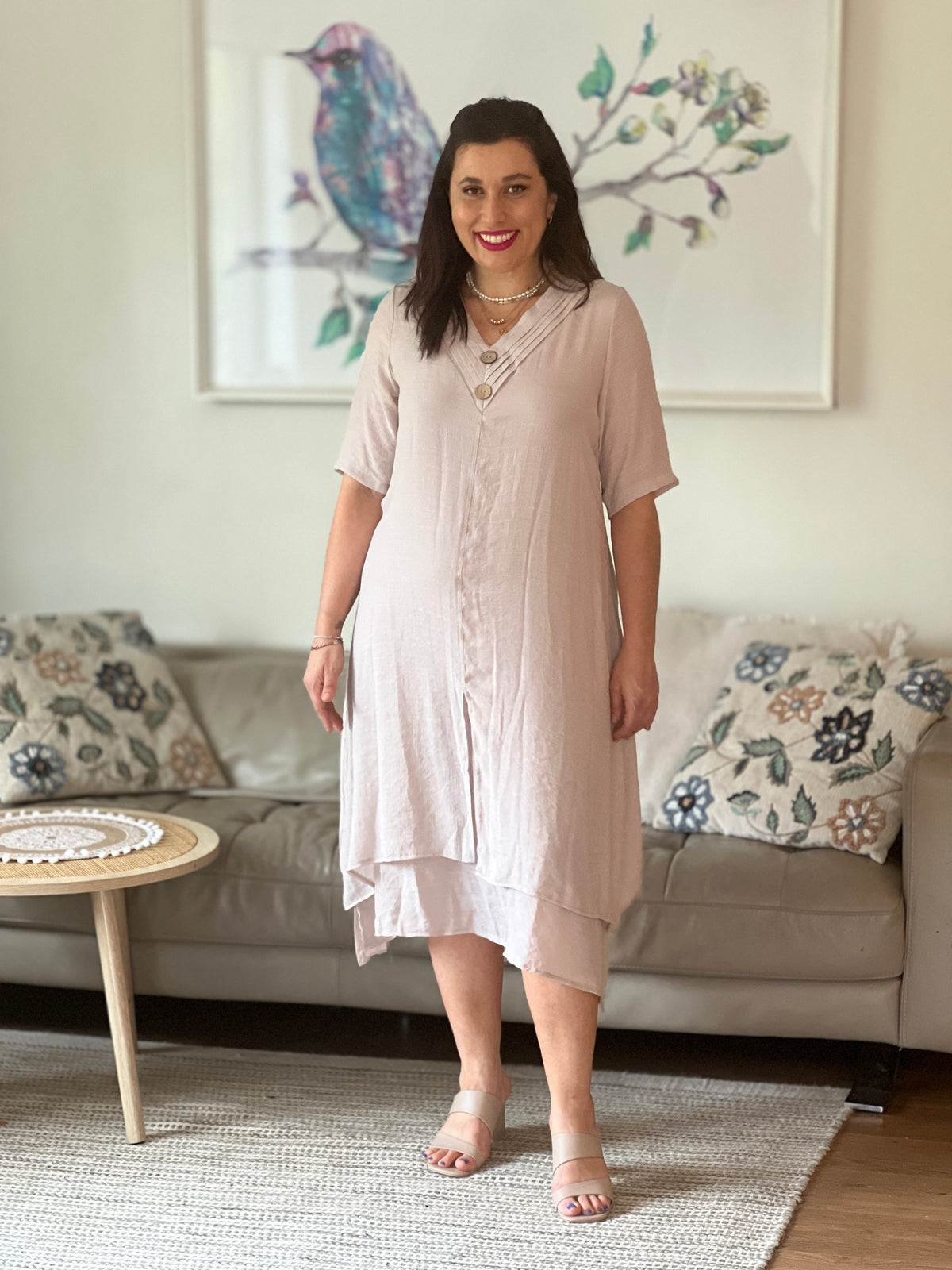 Oxley Taupe Layering Dress