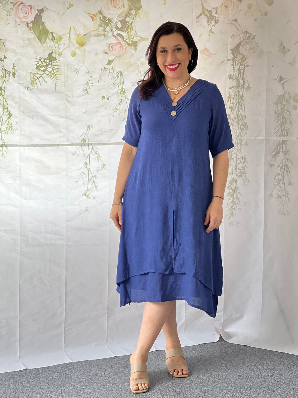 Oxley Blue Layering Dress – Dressxox