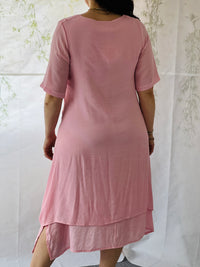 Oxley Pink Layering Dress