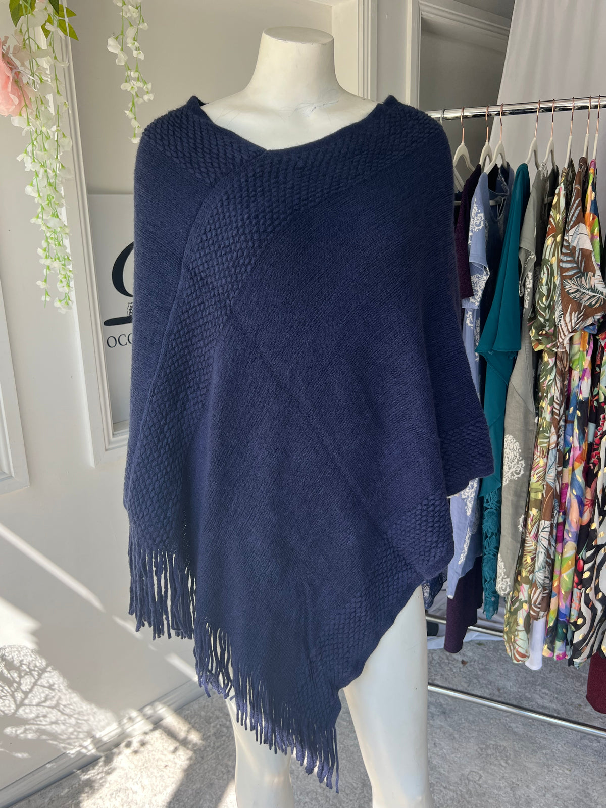 Gia Soft Knit Poncho