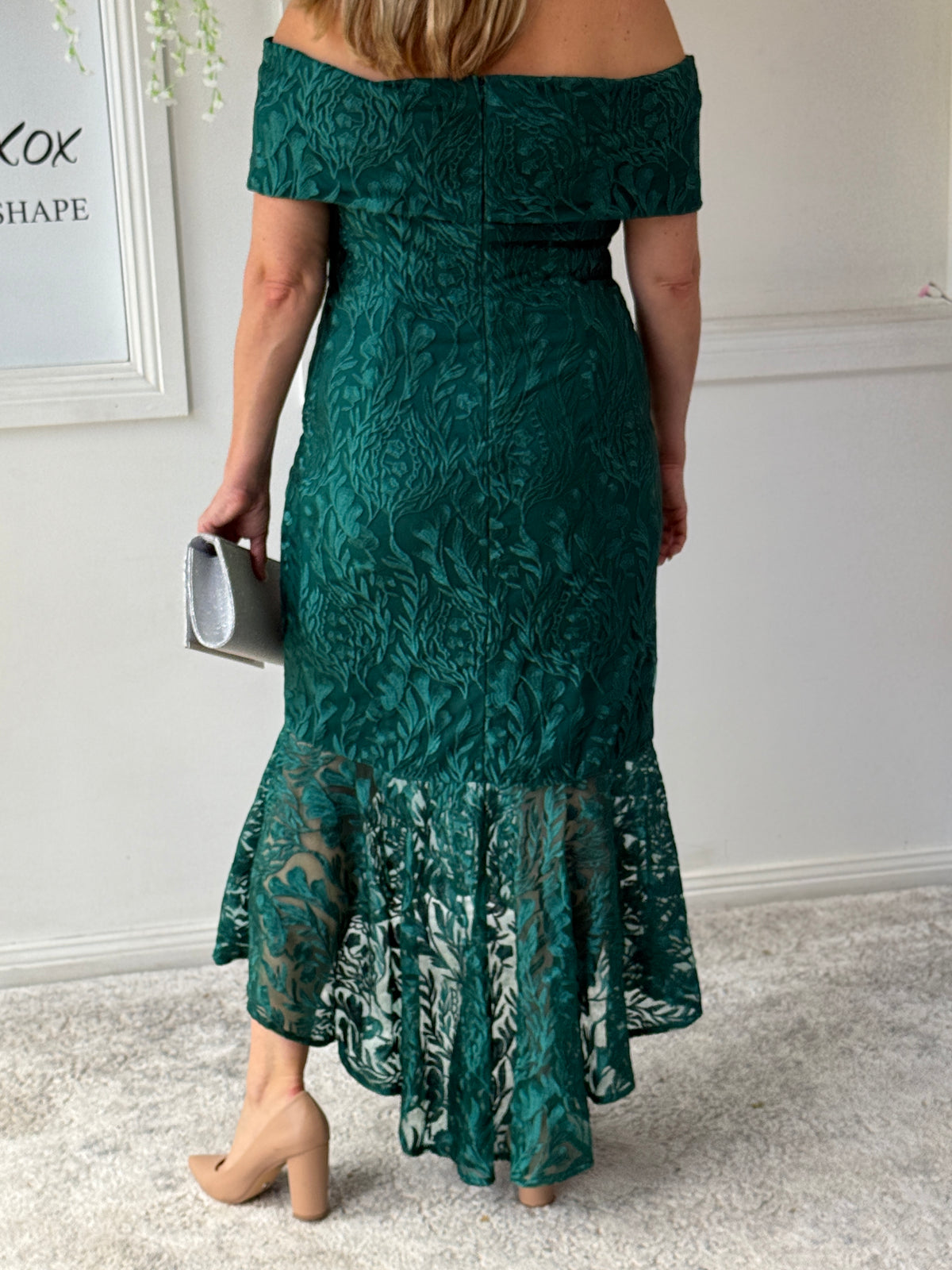 Prague Emerald Evening Gown