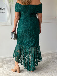 Prague Emerald Evening Gown