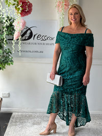 Prague Emerald Evening Gown