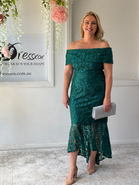 Prague Emerald Evening Gown