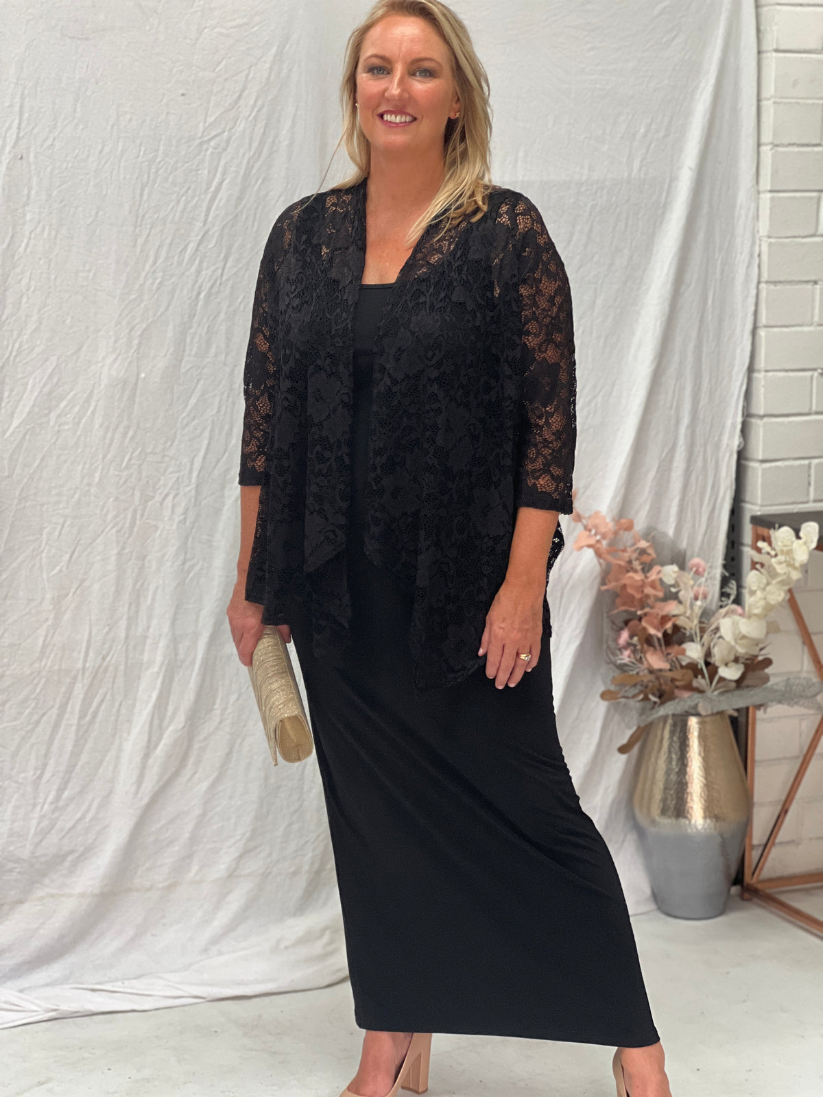 Elegant Black Lace Cardigan - Elevate Your Outfit - Australian Made Dressxox Elegant Black Lace Cardigan - Elevate Your Outfit - Australian Made Dressxox