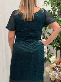 Gemma Teal Shimmer Gown