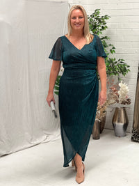 Quest Teal Shimmer Gown